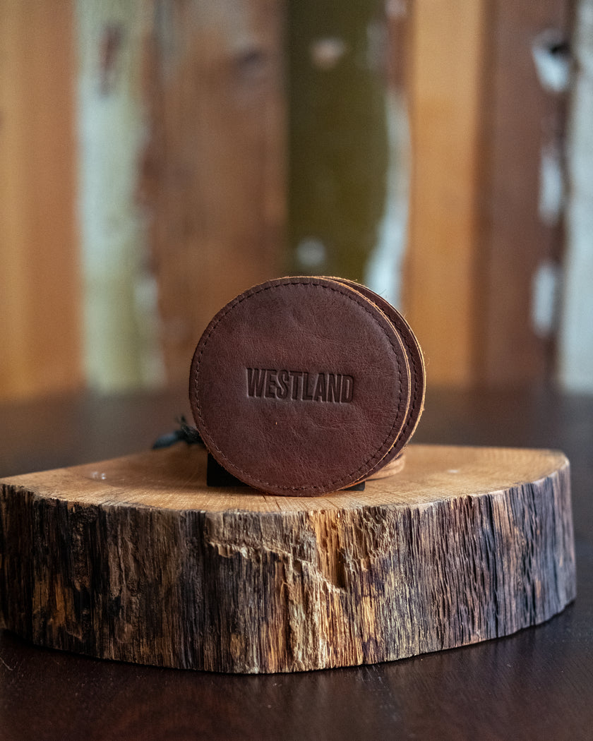 Westland x Hardmill Leather Coasters Set
