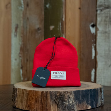 Filson x Westland Red Ballard Watch Cap