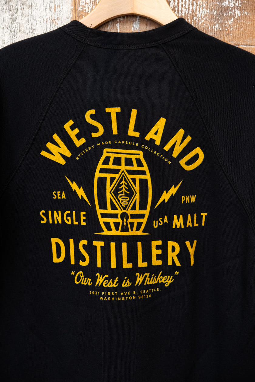 Westland X Mystery Made Crew Sweatshirt - Black