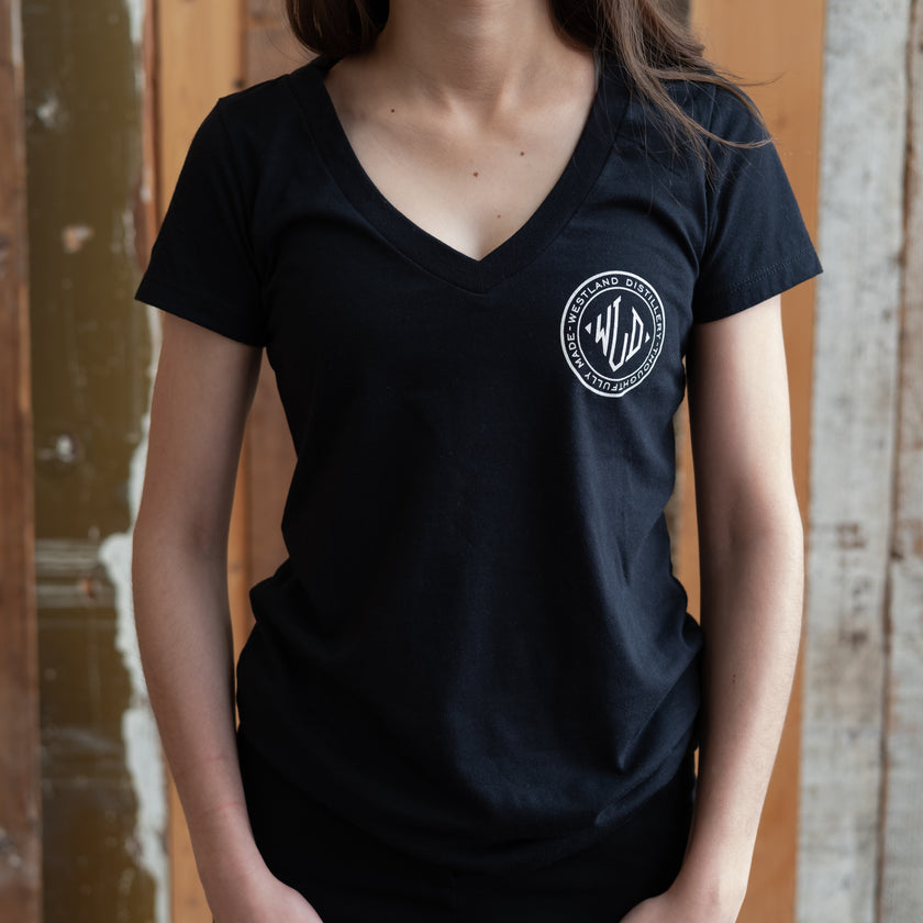 Women’s Black Westland V-Neck Shirt