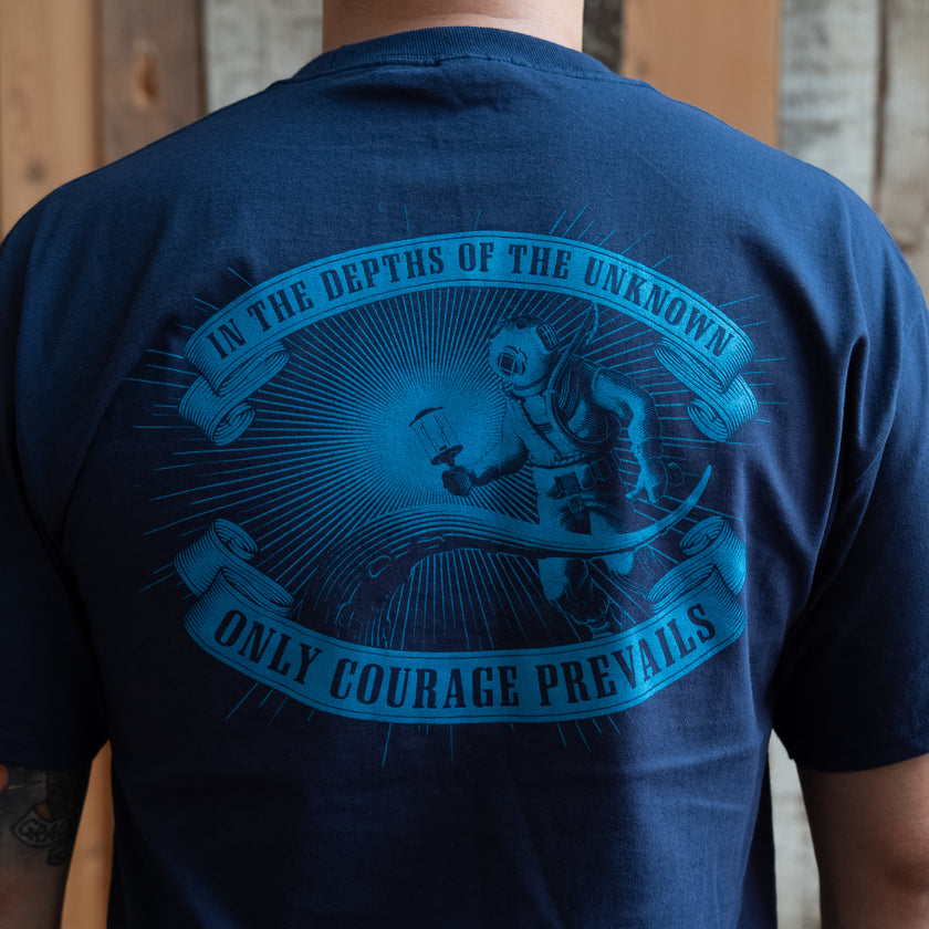 Courage Prevails Pocket T-Shirt